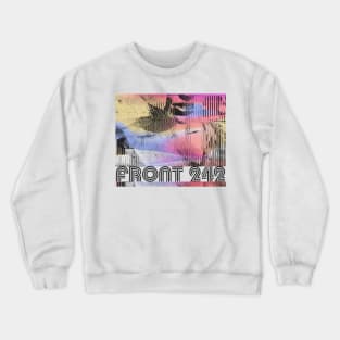 Front 242 //// Fan Art Tribute Design Crewneck Sweatshirt